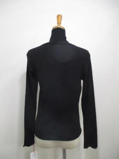 送料無料 ディニテコリエ Dignite collier カシミヤソフトリブタートル TW-80256500 カシミヤ リブ タートル インナー レイヤード 暖か 伸縮性 フィット感 BLACK