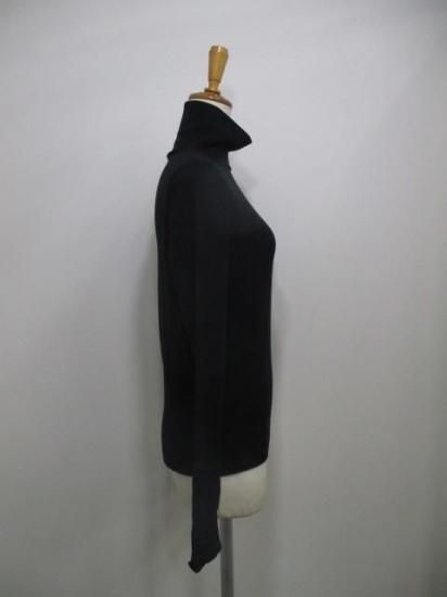 送料無料 ディニテコリエ Dignite collier カシミヤソフトリブタートル TW-80256500 カシミヤ リブ タートル インナー レイヤード 暖か 伸縮性 フィット感 BLACK