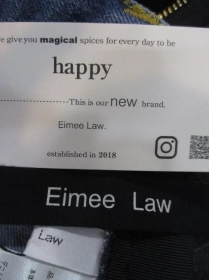 エイミーロウ Eimee Law デニム切替サイドZIPパンツ 84491L-2