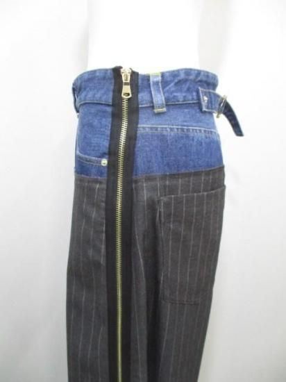 エイミーロウ Eimee Law デニム切替サイドZIPパンツ 84491L-2
