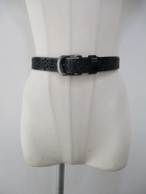 アヤン ayane パンチング柄合皮ベルト 896133