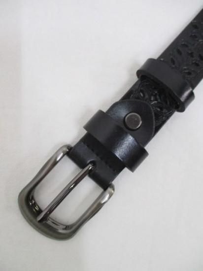 アヤン ayane パンチング柄合皮ベルト 896133