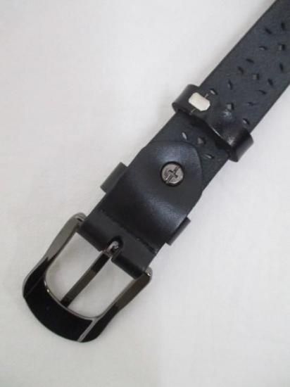 アヤン ayane パンチング柄合皮ベルト 896133