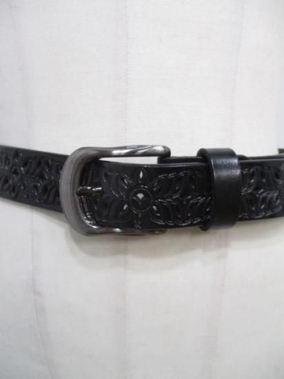 アヤン ayane パンチング柄合皮ベルト 896133