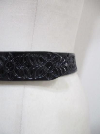 アヤン ayane パンチング柄合皮ベルト 896133