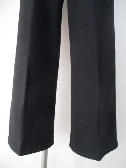 送料無料 Praia プライア 美脚裏起毛セミワイドパンツ LER-25129 レディース 25秋冬 裏起毛 センタープレス ブラック M FREE