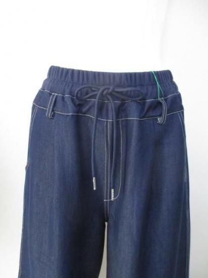 プライア Praia ウエストリブ柔らか裏起毛デニム LEQ-25141-インディゴ-36