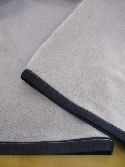 プライア Praia ウエストリブ柔らか裏起毛デニム LEQ-25141-インディゴ-36