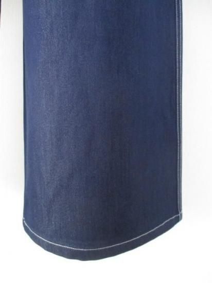 プライア Praia ウエストリブ柔らか裏起毛デニム LEQ-25141-インディゴ-38