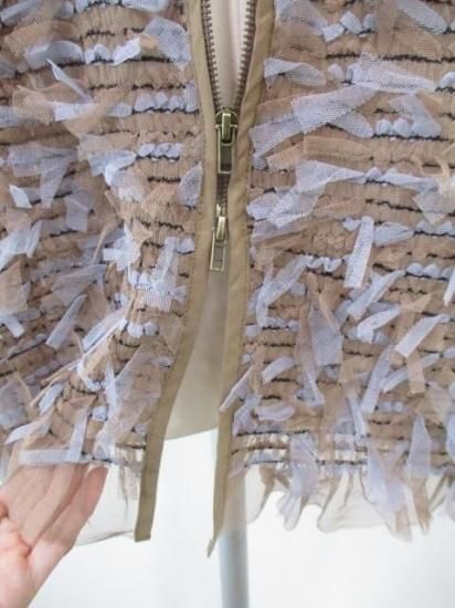 送料無料 シニョン CHIGNON チュールレースドッキングベスト レディース 2026春 PRE-SPRING MOCHA フリー 8556-490NH