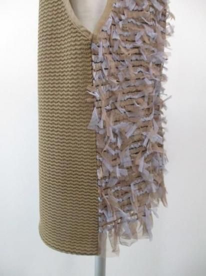 送料無料 シニョン CHIGNON チュールレースドッキングベスト レディース 2026春 PRE-SPRING MOCHA フリー 8556-490NH