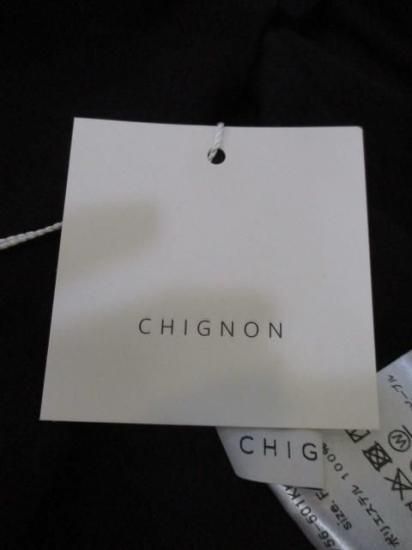 シニヨン CHIGNON カットジョーゼットTブラウス 8756-501KK
