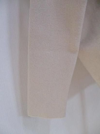 送料無料 マイカアンドディール MICA&DEAL 0125408394 flont poodle v/n p/o ニットプルオーバー 異素材切替 コクーンシルエット ボア 日本製 OFFWHITE