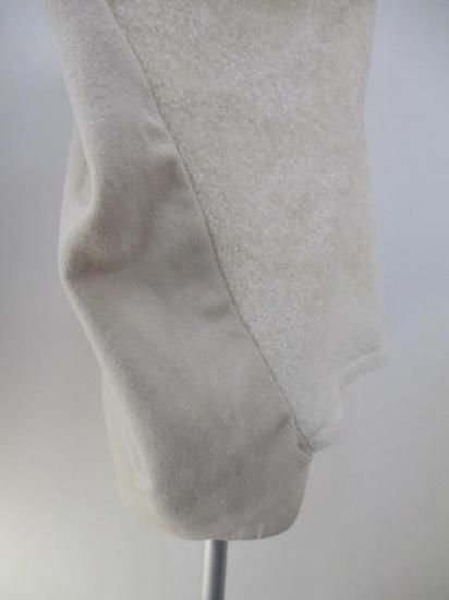 送料無料 マイカアンドディール MICA&DEAL 0125408394 flont poodle v/n p/o ニットプルオーバー 異素材切替 コクーンシルエット ボア 日本製 OFFWHITE