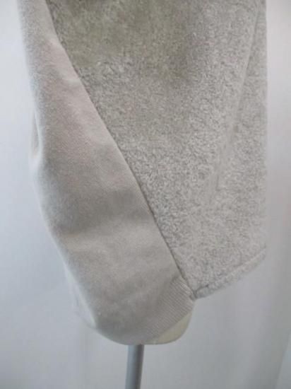 送料無料 マイカアンドディール MICA&DEAL 0125408394 flont poodle v/n p/o ニットプルオーバー 異素材切替 コクーンシルエット ボア 日本製 LTGRAY