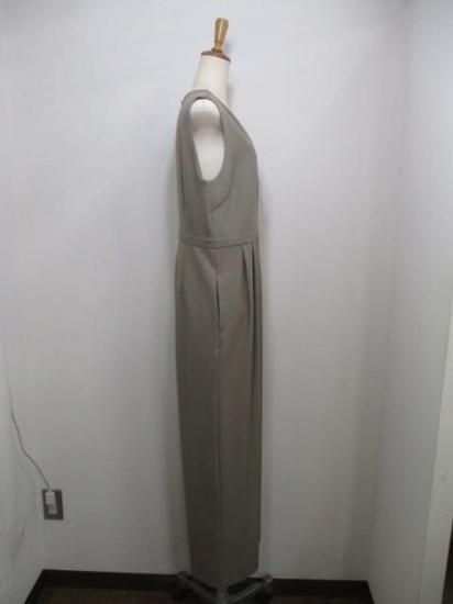 送料無料 シニョン CHIGNON JK付きサロペット 3856-417KK サロペット コンビネゾン オケージョン 着回し スタイルアップ ファッション マニッシュ スタンドカラー MOCHA