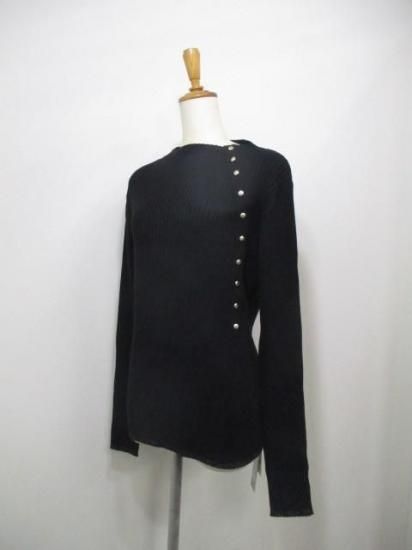 送料無料 ユイティームニ huitieme nid Vネック ベスト 523803 シャギーニット ショート丈 レイヤード 秋 冬 トップス 大人可愛い きれいめカジュアル BLACK