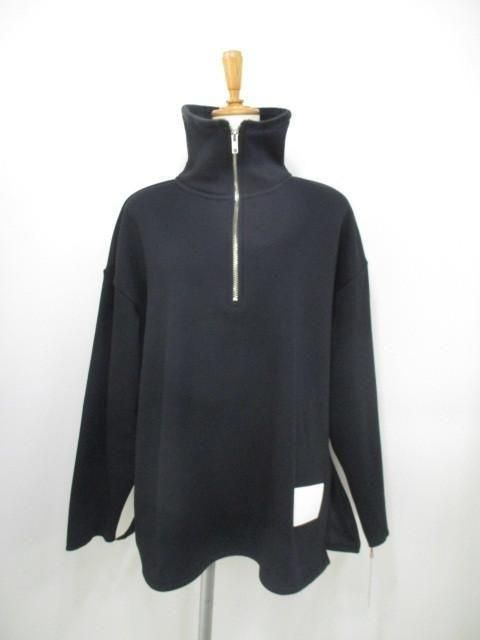 ディニテコリエ Dignite collier ボンバーハーフジッププルオーバー BA-80256526- ブラック