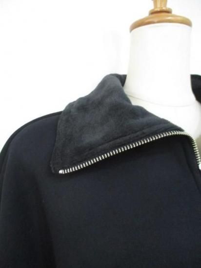 ディニテコリエ Dignite collier ボンバーハーフジッププルオーバー BA-80256526- ブラック