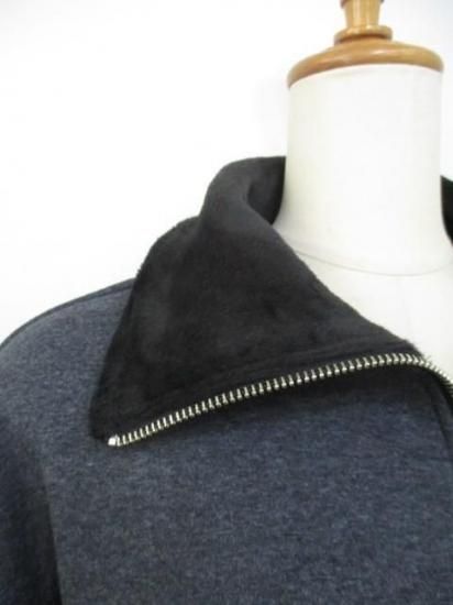 ディニテコリエ Dignite collier ボンバーハーフジッププルオーバー BA-80256526-チャコール