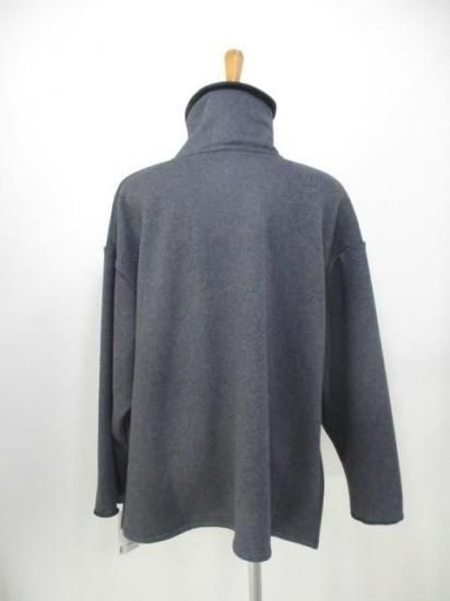 ディニテコリエ Dignite collier ボンバーハーフジッププルオーバー BA-80256526-チャコール