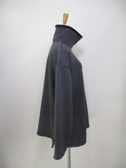 ディニテコリエ Dignite collier ボンバーハーフジッププルオーバー BA-80256526-チャコール