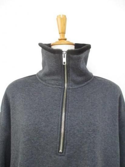 ディニテコリエ Dignite collier ボンバーハーフジッププルオーバー BA-80256526-チャコール