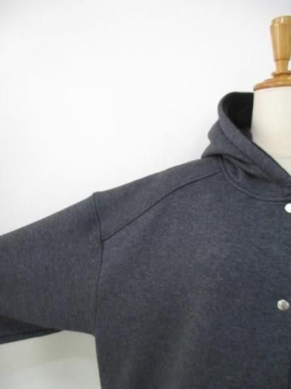 送料無料 ディニテコリエ Dignite collier ボンバーフードブルゾン レディース M 25秋冬 裏起毛 軽量 ドロスト付き BA-80256524 日本製 チャコール