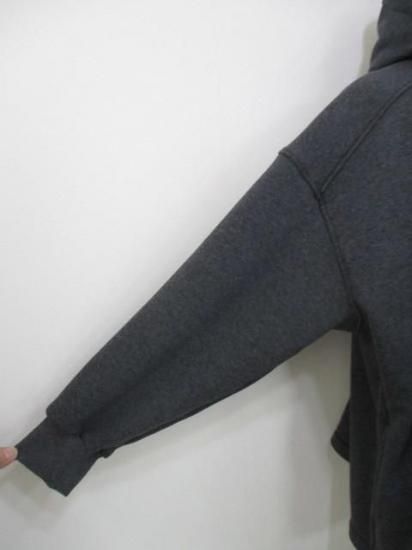 送料無料 ディニテコリエ Dignite collier ボンバーフードブルゾン レディース M 25秋冬 裏起毛 軽量 ドロスト付き BA-80256524 日本製 チャコール