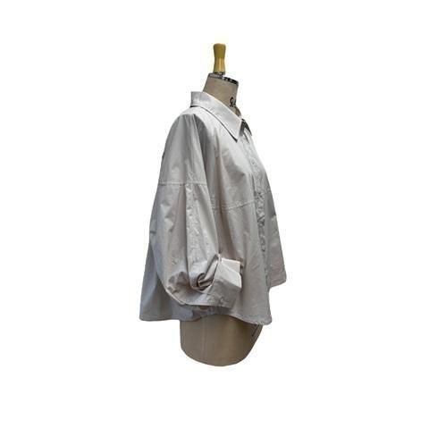 ayane アヤン ボタンタックスリーブ シャツ BEIGE 816330