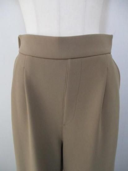 送料無料 ディニテコリエ Dignite collier 裏フリースワイドパンツ MEI-80256341 ワイドパンツ 裏フリース 柔らかい 暖かい ウエストゴム シンプル MOCHA