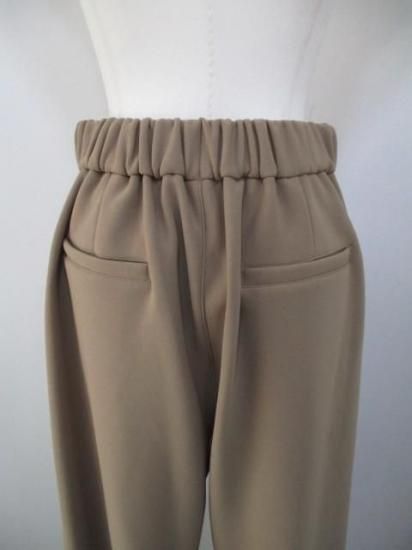 送料無料 ディニテコリエ Dignite collier 裏フリースワイドパンツ MEI-80256341 ワイドパンツ 裏フリース 柔らかい 暖かい ウエストゴム シンプル MOCHA