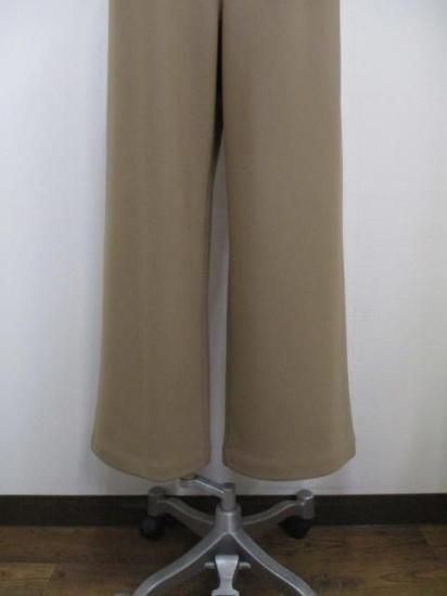 送料無料 ディニテコリエ Dignite collier 裏フリースワイドパンツ MEI-80256341 ワイドパンツ 裏フリース 柔らかい 暖かい ウエストゴム シンプル MOCHA