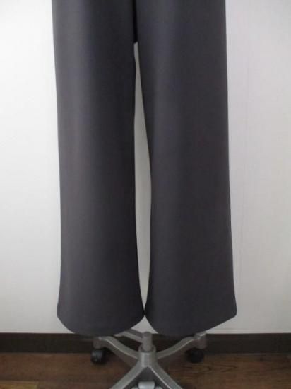 送料無料 ディニテコリエ Dignite collier 裏フリースワイドパンツ MEI-80256341 ワイドパンツ 裏フリース 柔らかい 暖かい ウエストゴム シンプル CHARCOAL