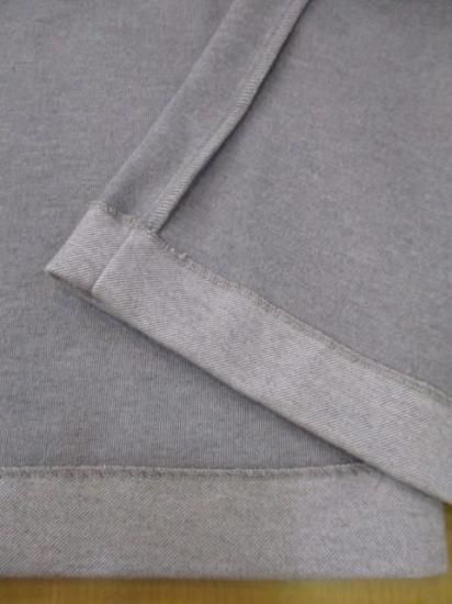 送料無料 ユイティームニ huitieme nid キャタピラーワイドパンツ 613837 ニット素材 圧縮ニット ワイドパンツ タックギャザー ウエストゴム LIGHTGRAY