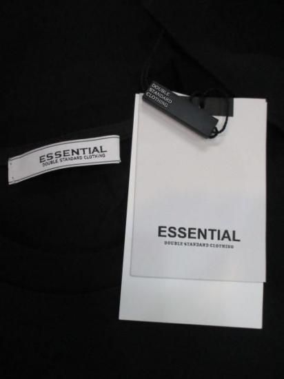 送料無料 ダブルスタンダードクロージング エッセンシャル 天竺 メッセージ バックプリント ロンT レディース 長袖 カットソー 日本製 2508-000-261-ブラック