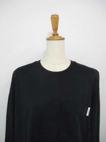 送料無料 ダブルスタンダードクロージング エッセンシャル 天竺 メッセージ バックプリント ロンT レディース 長袖 カットソー 日本製 2508-000-261-ブラック