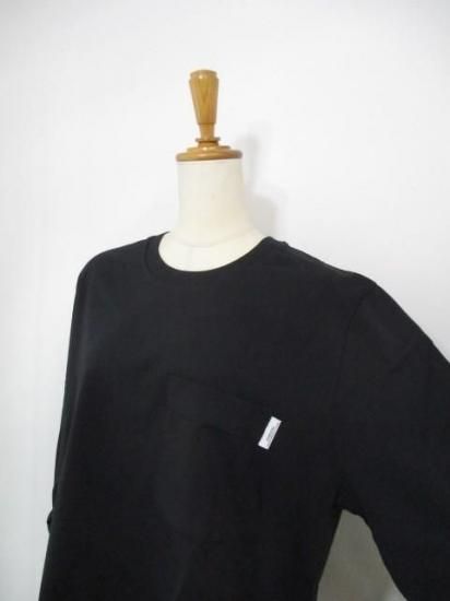 送料無料 ダブルスタンダードクロージング エッセンシャル 天竺 メッセージ バックプリント ロンT レディース 長袖 カットソー 日本製 2508-000-261-ブラック