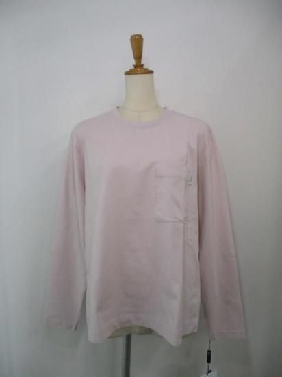 送料無料 ダブルスタンダードクロージング エッセンシャル 天竺 メッセージ バックプリント ロンT レディース 長袖 カットソー 日本製 2508-000-261-ピンク