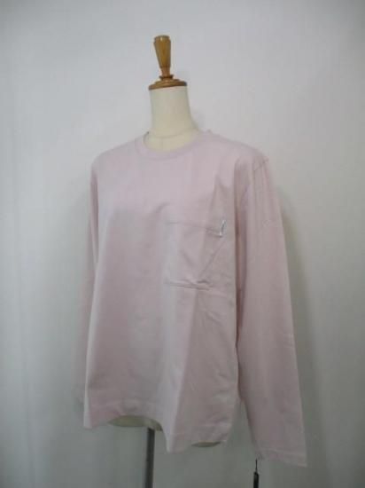 送料無料 ダブルスタンダードクロージング エッセンシャル 天竺 メッセージ バックプリント ロンT レディース 長袖 カットソー 日本製 2508-000-261-ピンク