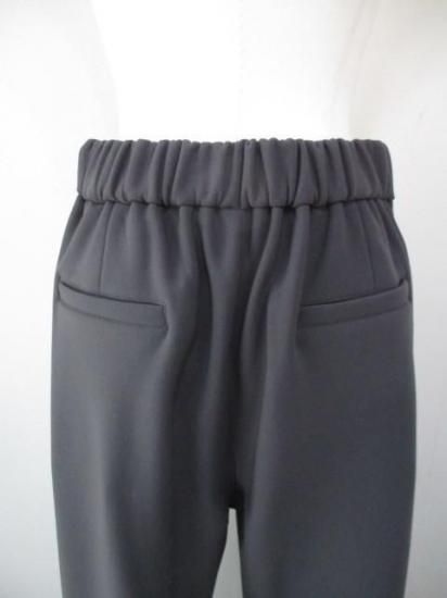 ディニテコリエ Dignite collier 裏フリースワイドパンツ MEI-80256341-チャコール