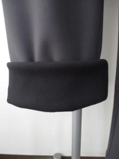 ディニテコリエ Dignite collier 裏フリースワイドパンツ MEI-80256341-チャコール