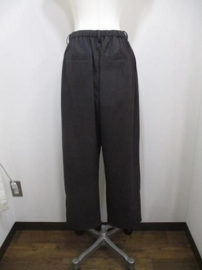 送料無料 アンナケリー Anna Kerry サイドジップワークパンツ 85254615 ワークパンツ サイドジップ カジュアル スリット ドロスト 大人スタイル CHARCOALGRAY 36