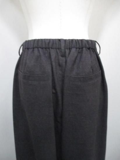 送料無料 アンナケリー Anna Kerry サイドジップワークパンツ 85254615 ワークパンツ サイドジップ カジュアル スリット ドロスト 大人スタイル CHARCOALGRAY 36