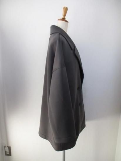 送料無料 ディニテコリエ Dignite collier ボンディングPコート TK-80256584 ボンディング Pコート オーバーシルエット アウター コート 柔らかい 軽い CHARCOAL