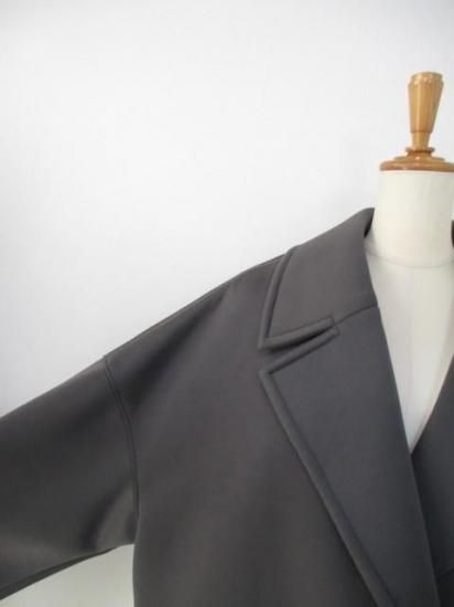送料無料 ディニテコリエ Dignite collier ボンディングPコート TK-80256584 ボンディング Pコート オーバーシルエット アウター コート 柔らかい 軽い CHARCOAL