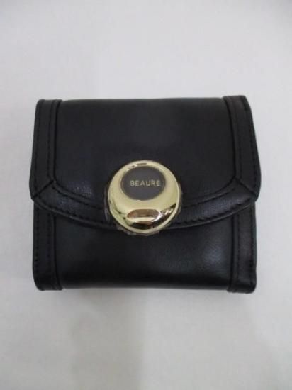 ����̵�� �ӥ�� BEAURE �᥿��ܥ��󥦥���å� B-25411 ������å� ������ �᥿��ܥ��� �ӳ� ����ѥ��� �������� ���������� ��ͤäݤ� ���饷���� BLACK