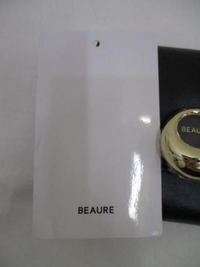 ����̵�� �ӥ�� BEAURE �᥿��ܥ��󥦥���å� B-25411 ������å� ������ �᥿��ܥ��� �ӳ� ����ѥ��� �������� ���������� ��ͤäݤ� ���饷���� BLACK