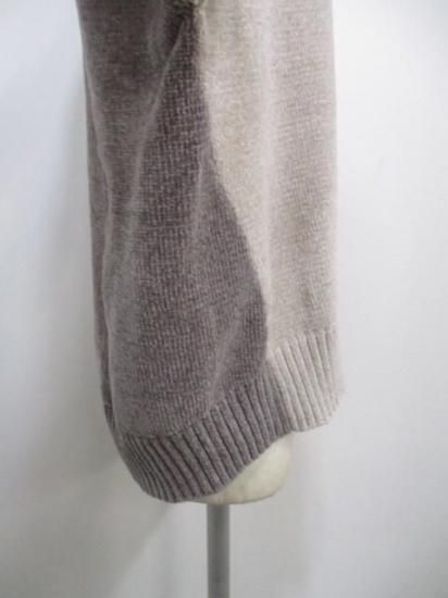 送料無料 ユイティーム ニ huitieme nid モール配色ハイネックプルオーバー レディース ニット 配色 モール糸 ノーチク 523819 BEIGE×MOCHA