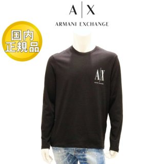 ڹʡ ޡ˥ ARMANI EXCHANGE T Ĺµ 롼ͥå AX ֥å